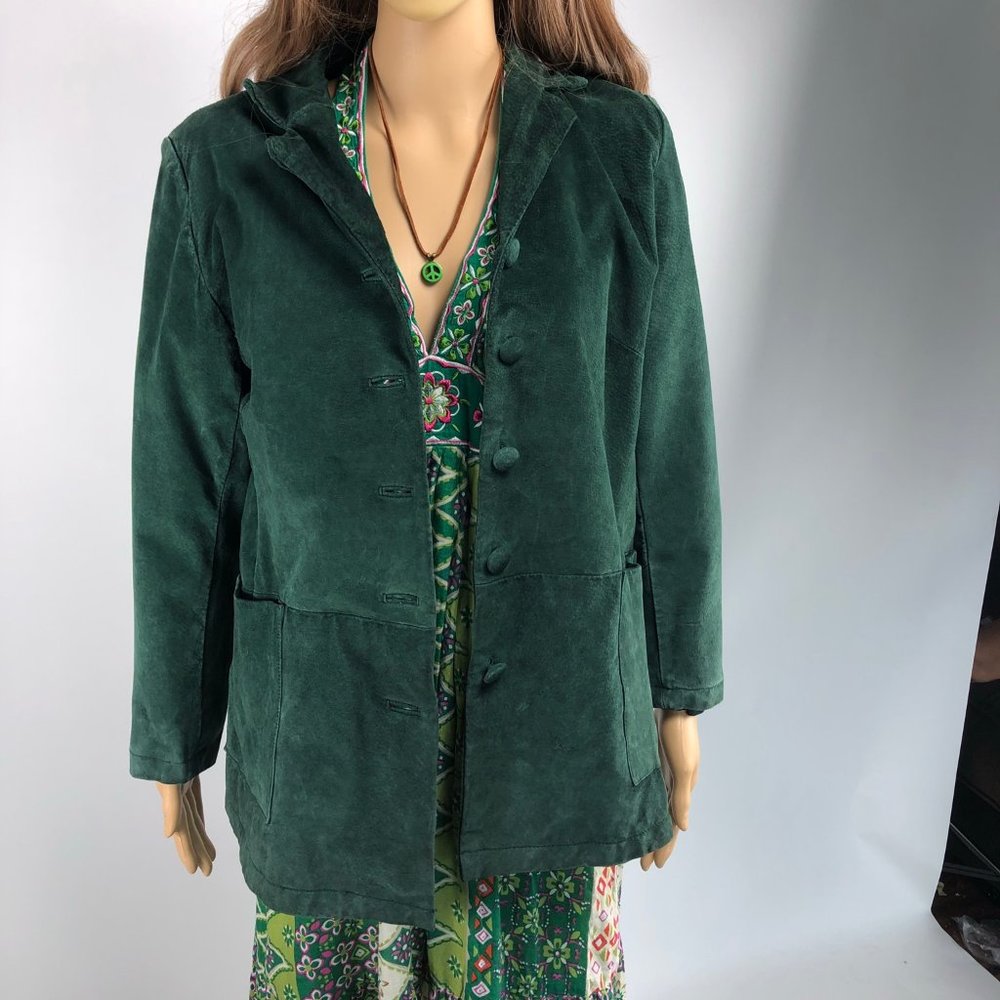 VINTAGE STAN HERMAN STUDIOS SUEDE BLAZER
